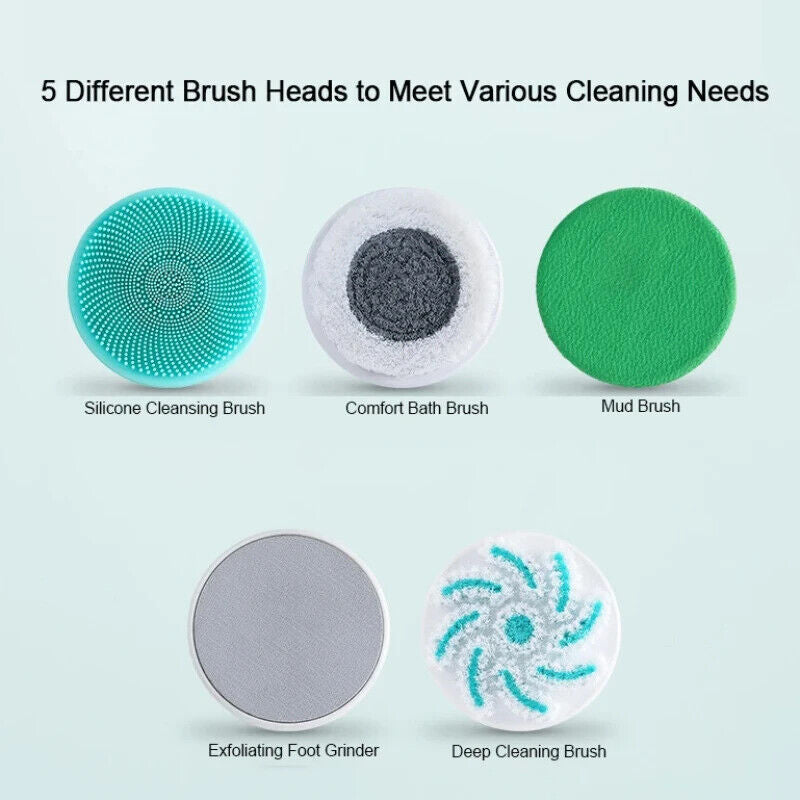 Rechargeable Electric Shower Brush for Smooth Glowing Skin