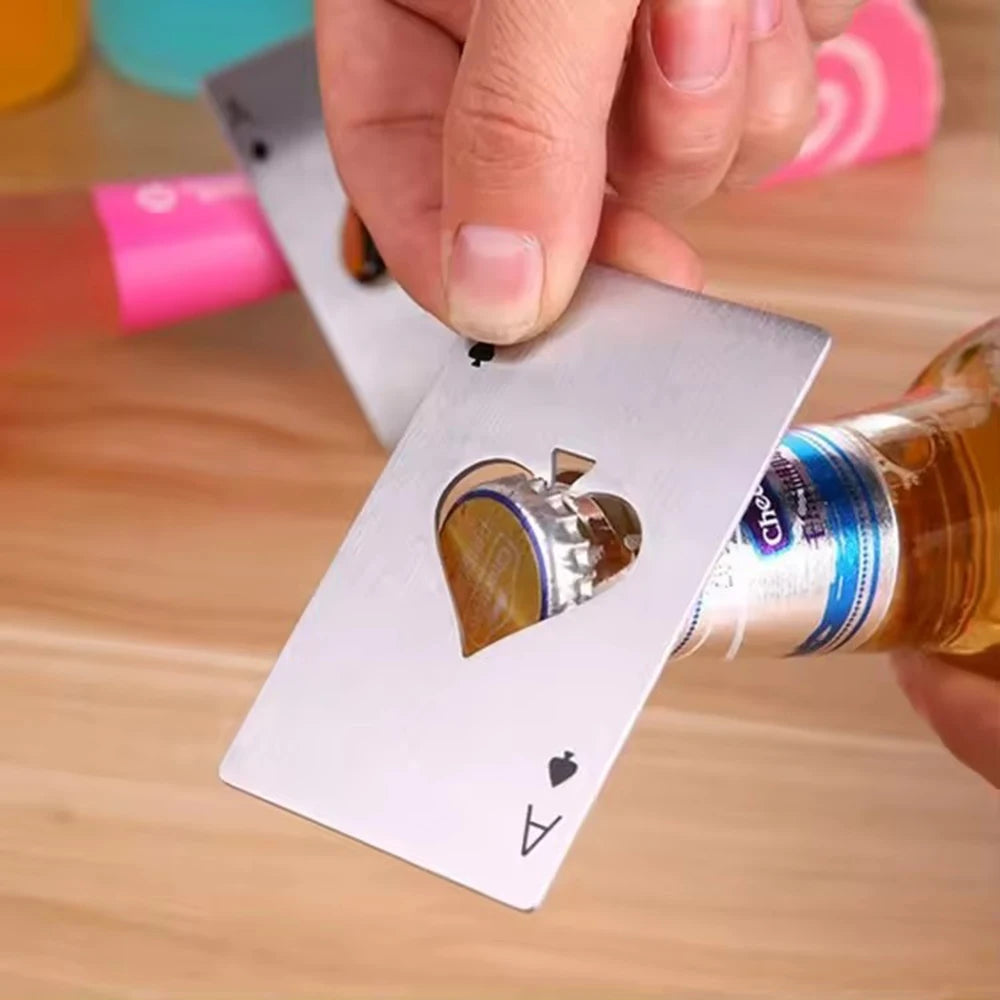 Stainless Steel Bottle Opener Set for Home and Parties