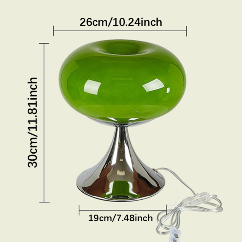 Vintage Apple-Shaped Table Lamp for Cozy Ambient Lighting