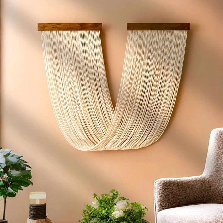 Nordic-Inspired Textured Wall Art with Warm Minimalist Charm
