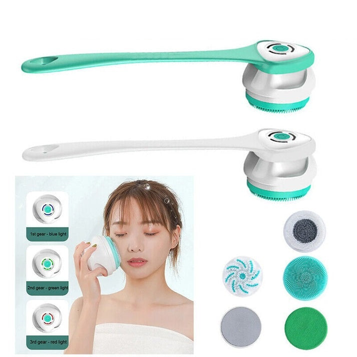 Rechargeable Electric Shower Brush for Smooth Glowing Skin