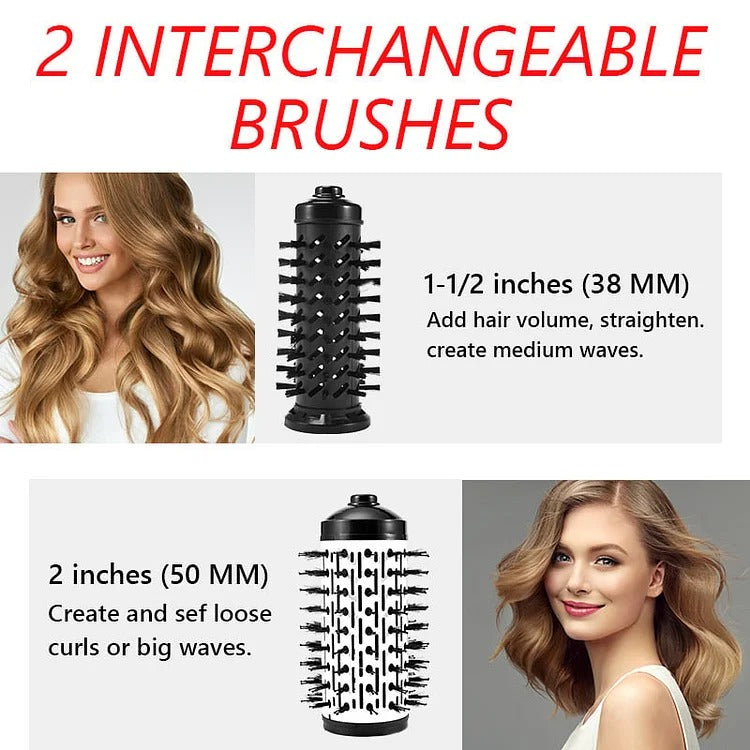 Ceramic Rotating Hair Dryer Brush for Smooth Styling