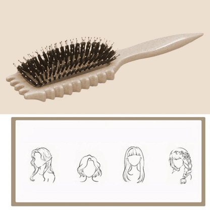 Curly Hair Styling Brush for Defined, Frizz-Free Curls