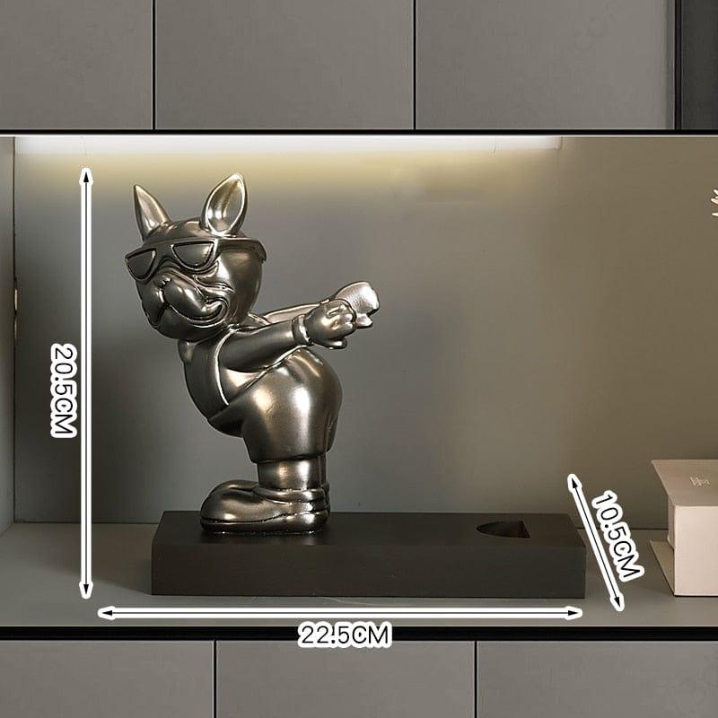 Franse Bulldog Wijnfleshouder