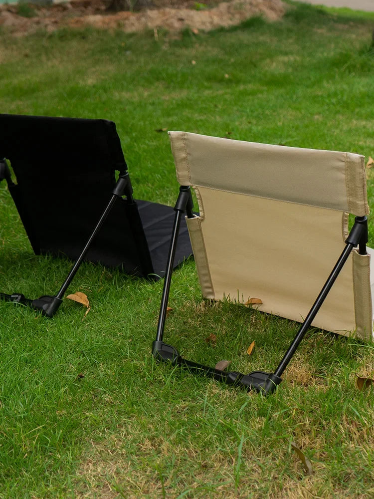 Ultralight Padded Camping Chair with Aluminum Frame and Weatherproof Design