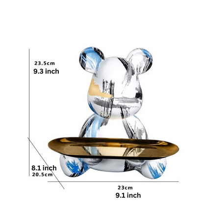 Moderne Graffiti Sculptuur met Tray
