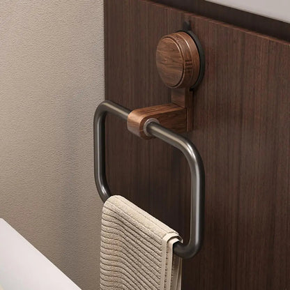 Modern Minimalist Wall-Mounted Towel Rack for Stylish Bathrooms