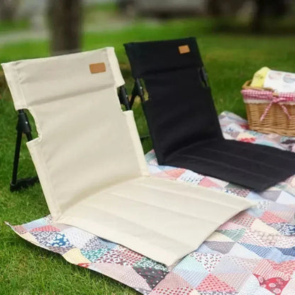 Ultralight Padded Camping Chair with Aluminum Frame and Weatherproof Design
