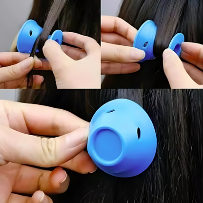 Heat-Free Spiral Hair Curlers for Soft Waves