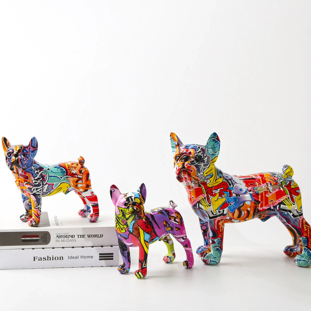 Graffiti Franse Bulldog Beeld