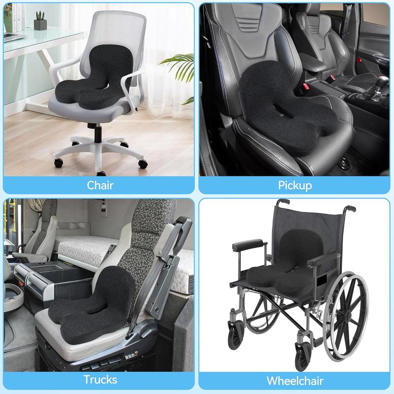 Ergonomic Memory Foam Relaxed Support Cushion