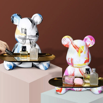 Moderne Graffiti Sculptuur met Tray