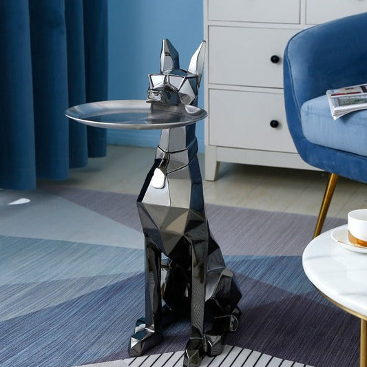 Doberman Nordic Sculptuur Accent Dienblad Tafel