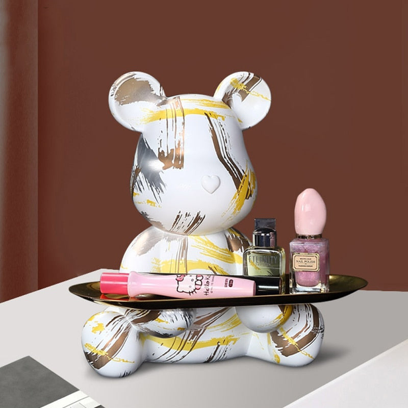 Moderne Graffiti Sculptuur met Tray