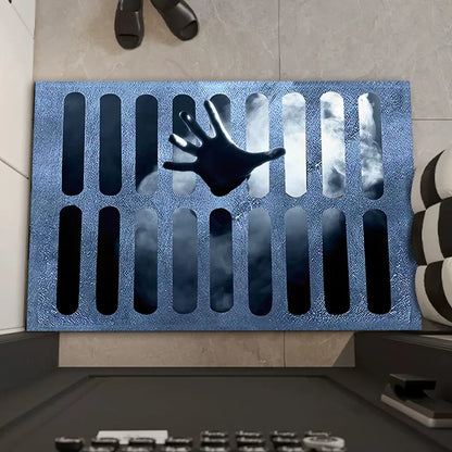 Spooky Halloween Welcome Doormat for Front Door Decor