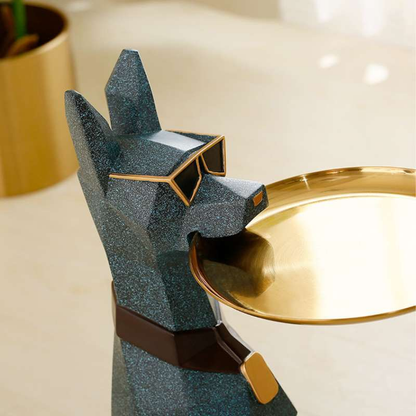 Doberman Nordic Sculptuur Accent Dienblad Tafel