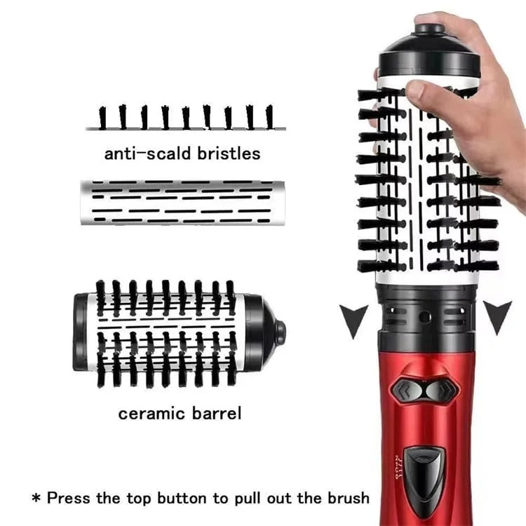 Ceramic Rotating Hair Dryer Brush for Smooth Styling