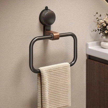 Modern Minimalist Wall-Mounted Towel Rack for Stylish Bathrooms