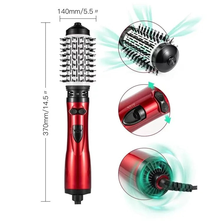 Ceramic Rotating Hair Dryer Brush for Smooth Styling
