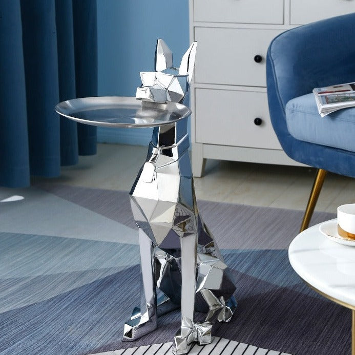 Doberman Nordic Sculptuur Accent Dienblad Tafel