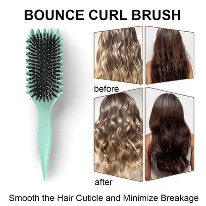 Curly Hair Styling Brush for Defined, Frizz-Free Curls