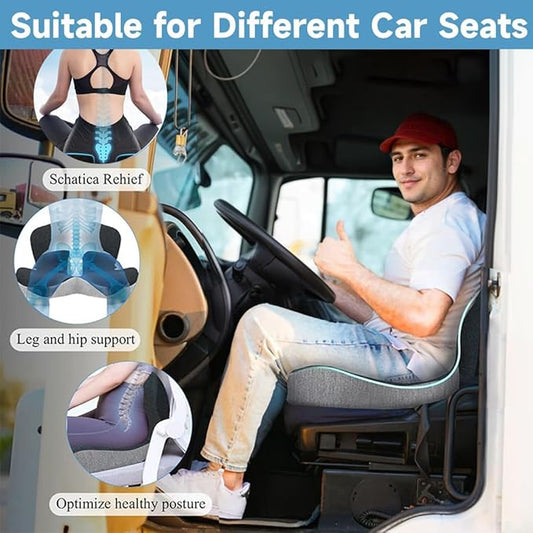 Ergonomic Memory Foam Relaxed Support Cushion