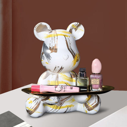 Moderne Graffiti Sculptuur met Tray