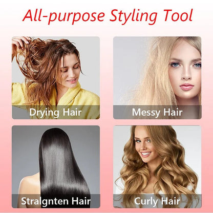 Ceramic Rotating Hair Dryer Brush for Smooth Styling