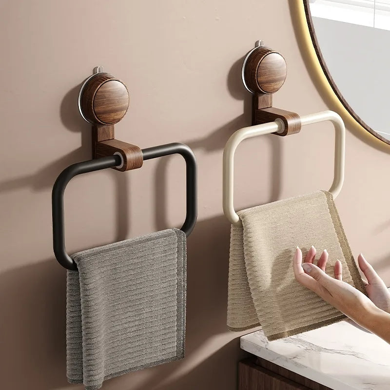 Modern Minimalist Wall-Mounted Towel Rack for Stylish Bathrooms