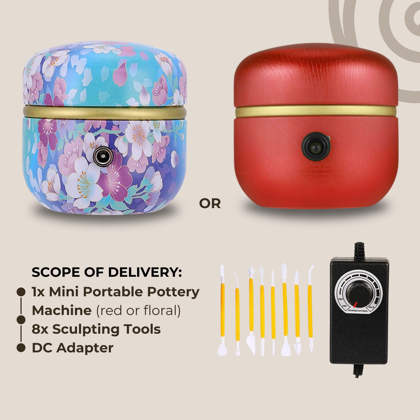 Portable Clay Pottery Wheel for Creative Crafting