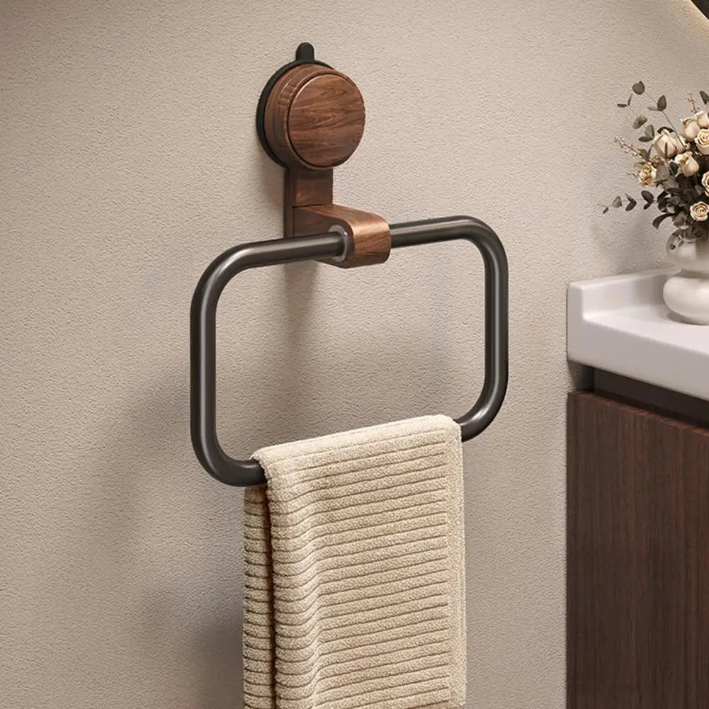 Modern Minimalist Wall-Mounted Towel Rack for Stylish Bathrooms