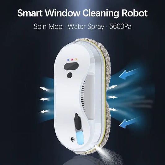 Automatic Window Cleaning Robot with Sensor and Spray System