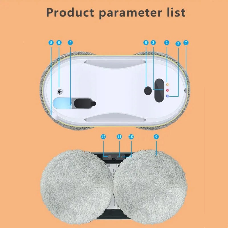 Automatic Window Cleaning Robot with Sensor and Spray System